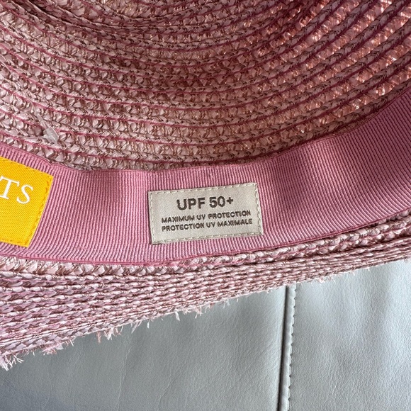 Eric Javits Look Again Packable Fedora Hard to find color - SOFT PINK - Picture 6 of 8